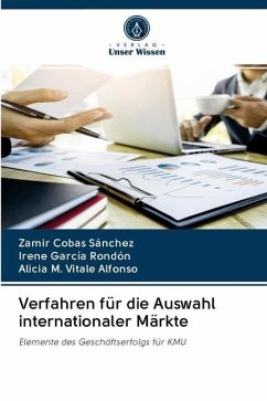 Cover Verfahren für die Auswahl internationaler Märkte