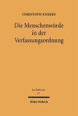 Die Menschenwürde in der Verfassungsordnung (eBook, PDF)