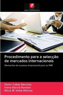 Procedimento para a selecção de mercados internacionais