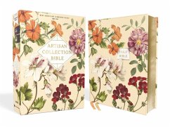 Nasb, Artisan Collection Bible, Leathersoft, Almond Floral, Red Letter Edition, 1995 Text, Comfort Print - Zondervan