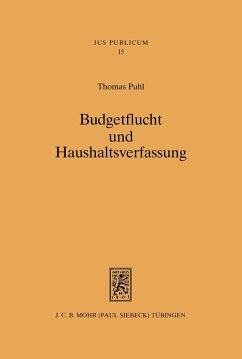 Cover Budgetflucht und Haushaltsverfassung (eBook, PDF)