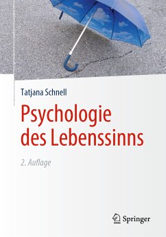 Psychologie des Lebenssinns (eBook, PDF) - Schnell, Tatjana