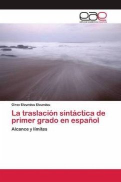 La traslación sintáctica de primer grado en español - Eloundou Eloundou, Girex