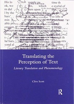 Translating the Perception of Text - Scott, Clive