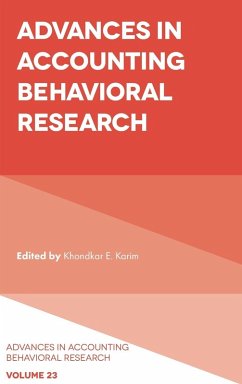 Cover Advances in Accounting Behavioral Research