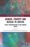 Gender, Poverty and Access to Justice