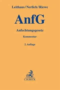 Anfechtungsgesetz - Jörg Nerlich; Christoph Niehus; Rolf Leithaus; Jörg Nerlich; Anne Deike Riewe