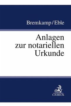Cover Anlagen zur notariellen Urkunde