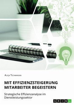 Mit Effizienzsteigerung Mitarbeiter begeistern. Strategische Effizienzanalyse im Dienstleistungssektor (eBook, PDF)