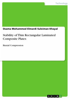 Stability of Thin Rectangular Laminated Composite Plates (eBook, PDF) - Elmardi Suleiman Khayal, Osama Mohammed