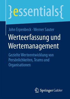 Werteerfassung und Wertemanagement (eBook, PDF) - Erpenbeck, John; Sauter, Werner