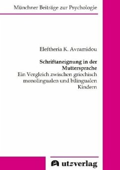 Schriftaneignung in der Muttersprache - Avramidou, Eleftheria K.