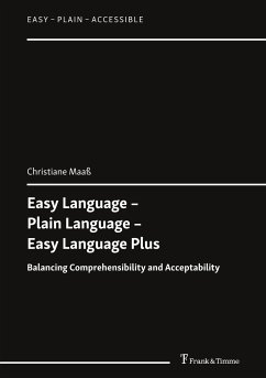 Easy Language ¿ Plain Language ¿ Easy Language Plus - Maaß, Christiane