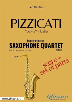 Pizzicati - Saxophone Quartet score & parts (eBook, ePUB) - Delibes, Léo