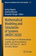 Mathematical Modeling and Simulation of... - Bild 1