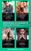 Modern Romance September 2020 Books 5-8: The Forbidden Cabrera Brother / One Night on the Virgin's Terms / The Sicilian's Banished Bride / The Most Powerful of Kings (eBook, ePUB)