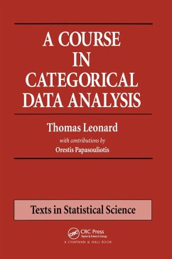 A Course in Categorical Data Analysis (eBook, PDF) - Leonard, Thomas