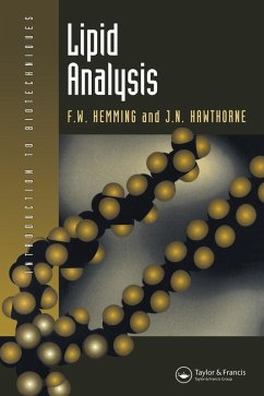 Lipid Analysis (eBook, PDF) - Hemming, F W; Hawthorne, J N