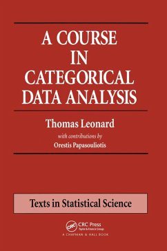 Cover A Course in Categorical Data Analysis (eBook, ePUB)