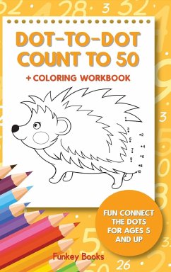 Dot-To-Dot Count to 50 + Coloring Workbook - Books, Funkey