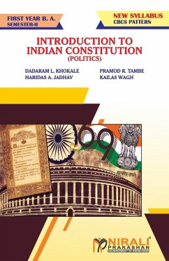 POLITICAL SCIENCE (INTRODUCTIION TO INDIAN CONSTITUTION) - Khokale, Dadaram Laxman; Tambe, Pramod Rajendra; Jadhav, Haridas Arjun