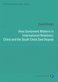 How Sentiment Matters in International Relations: China and the South China Sea Dispute (eBook, ePUB)