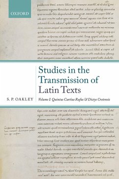 Studies in the Transmission of Latin Texts (eBook, ePUB) - Oakley, S. P.