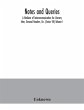 Notes and queries; A Medium of... - Bild 1
