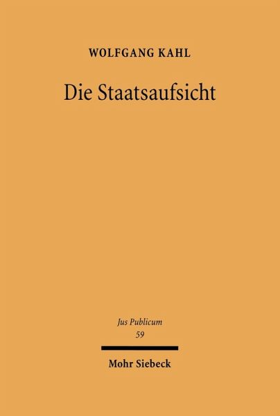 Die Staatsaufsicht (eBook, PDF)
