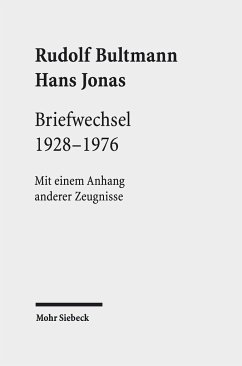 Briefwechsel 1928-1976 - Bultmann, Rudolf;Jonas, Hans