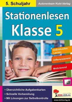 Stationenlesen Klasse 5 (eBook, PDF) - Kohl-Verlag, Autorenteam