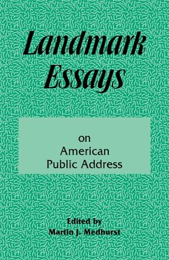 Landmark Essays on American Public Address (eBook, PDF)