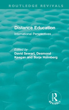 Distance Education (eBook, PDF) Cover Distance Education (eBook, PDF)
