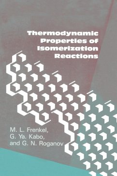 Cover Thermodynamic Properties Of Isomerization Reactions (eBook, ePUB)