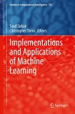 Implementations and Applications of Machine Learning (eBook, PDF)