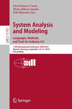 System Analysis and Modeling. Languages, Methods, and Tools for Industry 4.0 (eBook, PDF)
