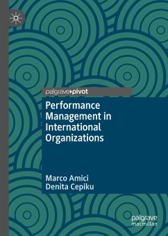 Performance Management in International Organizations (eBook, PDF) - Amici, Marco; Cepiku, Denita