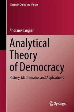 Analytical Theory of Democracy (eBook, PDF) - Tangian, Andranik