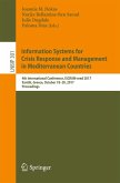 Information Systems for Crisis Response and Management in Mediterranean Countries (eBook, PDF)