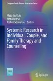 Systemic Research in Individual, Couple, and Family Therapy and Counseling (eBook, PDF)