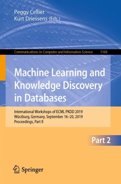 Machine Learning and Knowledge Discovery in Databases (eBook, PDF)