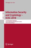 Information Security and Cryptology - ICISC 2018 (eBook, PDF)