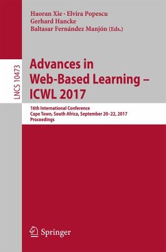 Cover Advances in Web-Based Learning - ICWL 2017 (eBook, PDF)