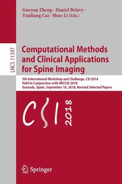 Cover Computational Methods and Clinical Applications for Spine Imaging (eBook, PDF)