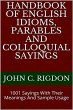 Handbook of English Idioms, Parables... - Bild 1