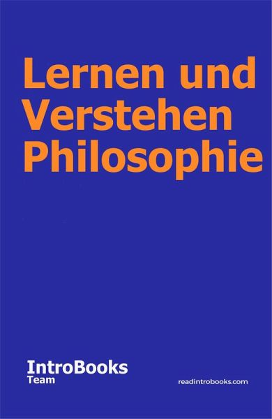 Lernen und Verstehen Philosophie (eBook, ePUB)