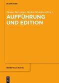 Aufführung und Edition (eBook, PDF)