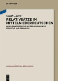 Relativsätze im Mittelniederdeutschen (eBook, ePUB)