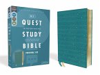 Niv, Quest Study Bible, Personal Size, Leathersoft, Teal, Comfort Print