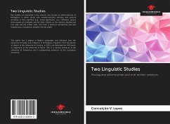 Two Linguistic Studies - Lopes, Conceição V.